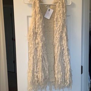 NWT fringe vest